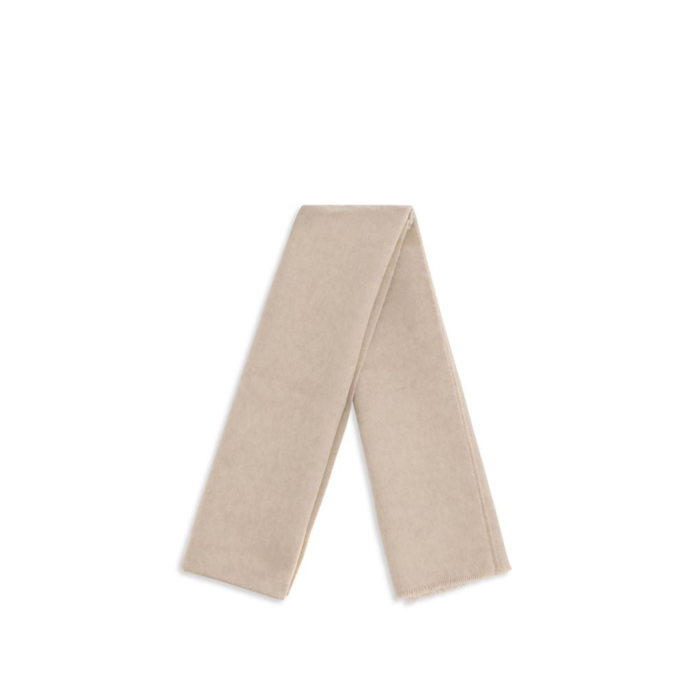 Beige Wool Oves Aries Scarf