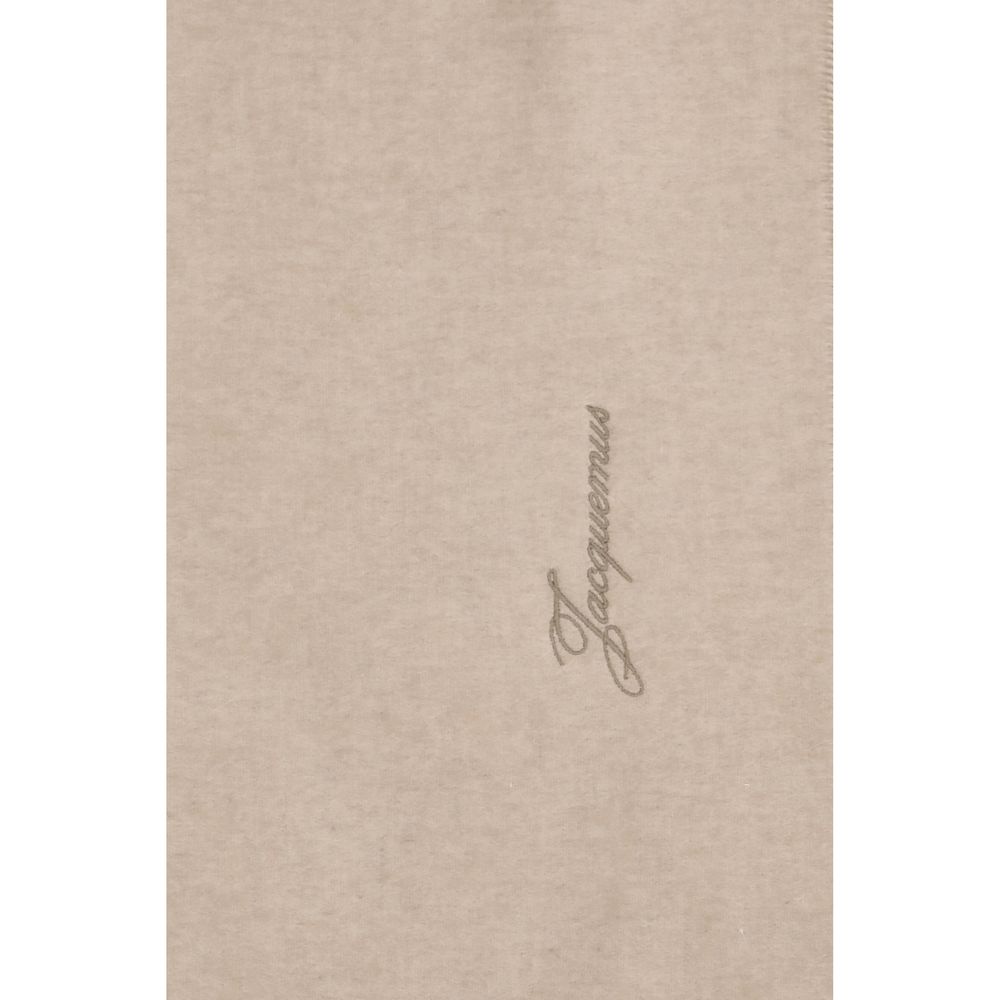 Beige Wool Oves Aries Scarf