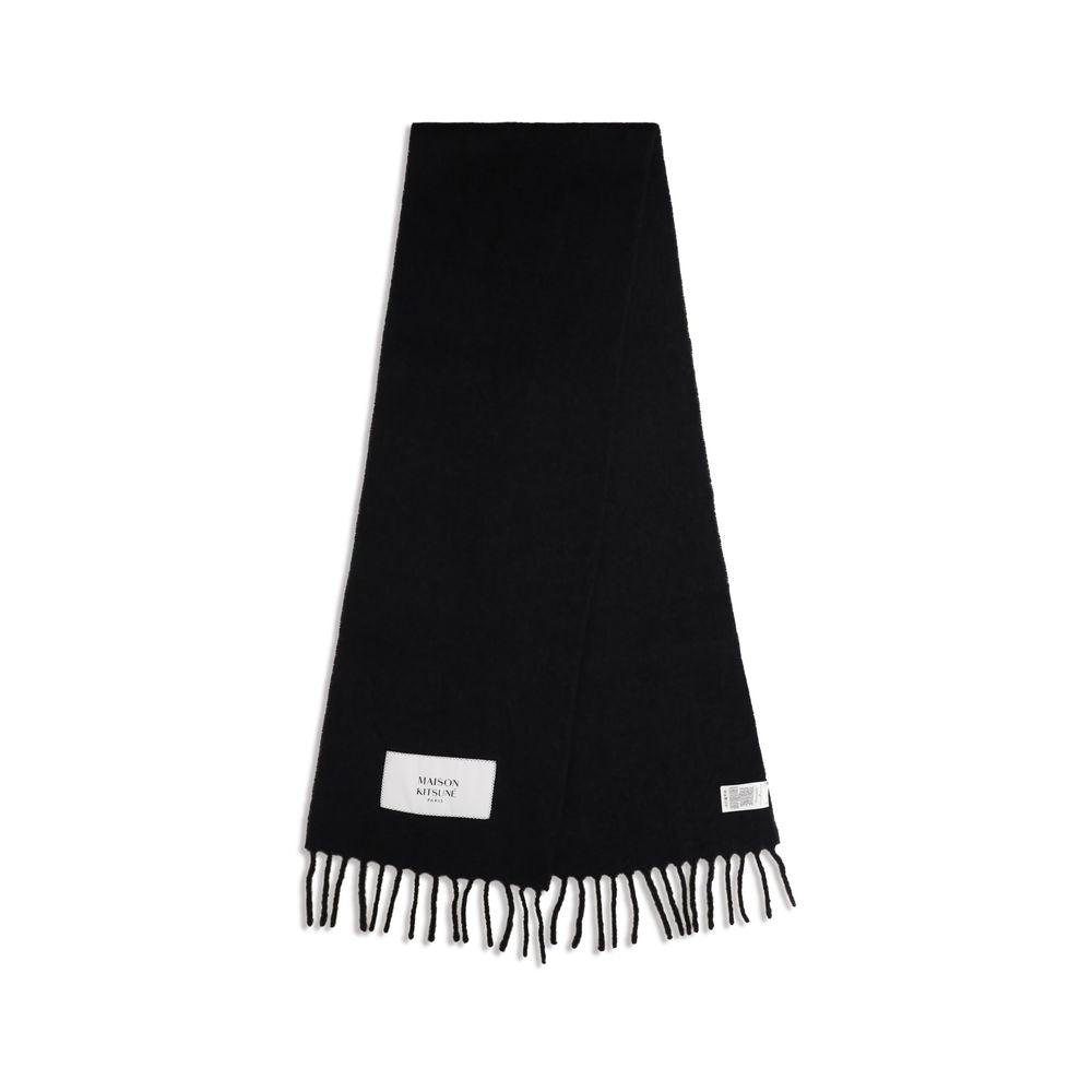 Black Polyamide Scarf