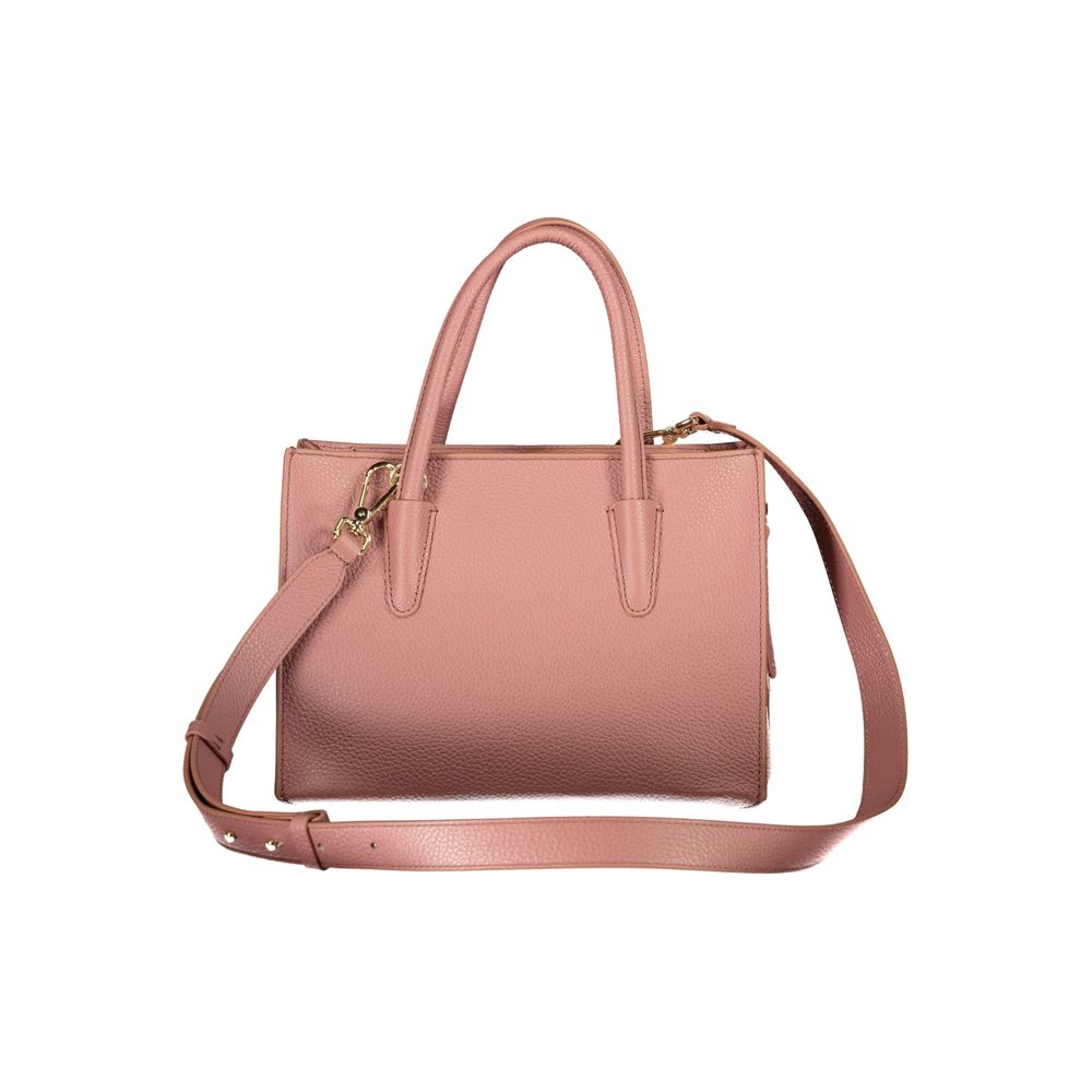 Pink Leather Handbag