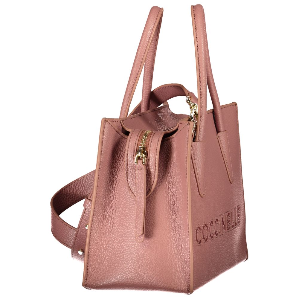 Pink Leather Handbag