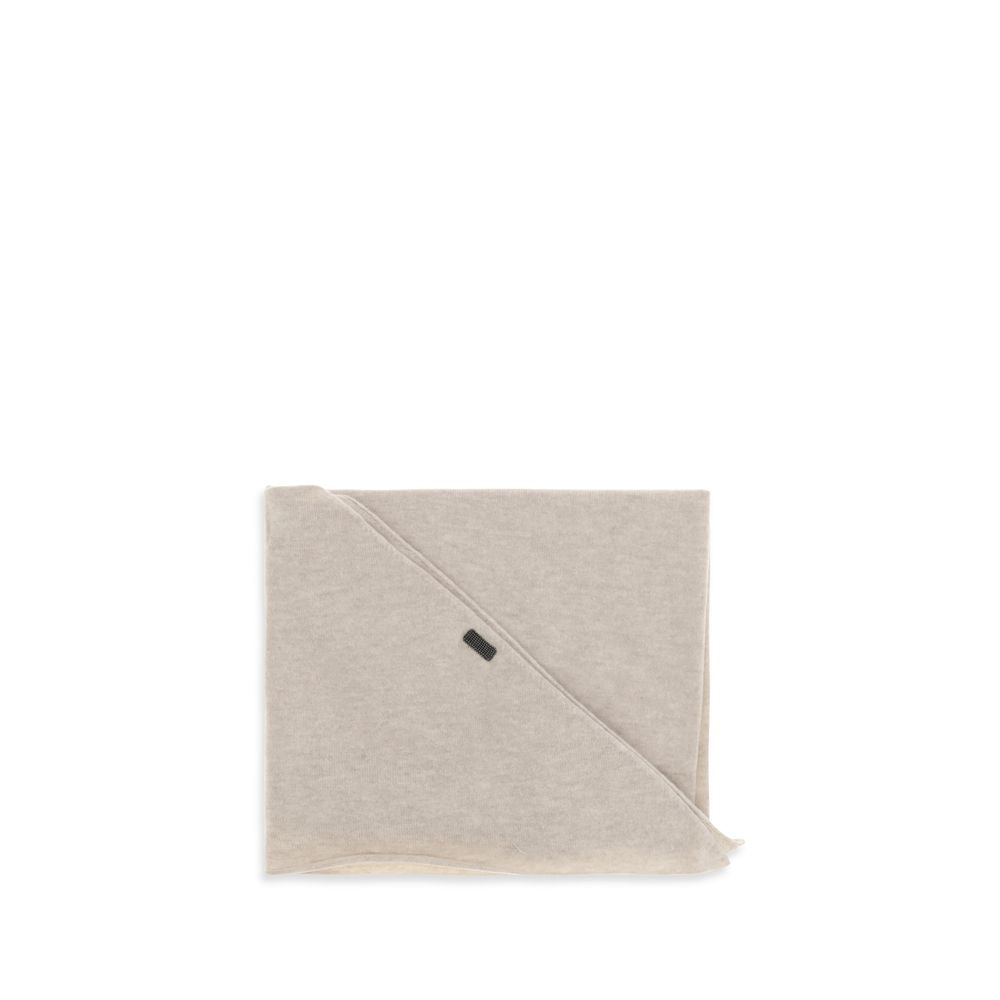 Beige Cashmere Scarf