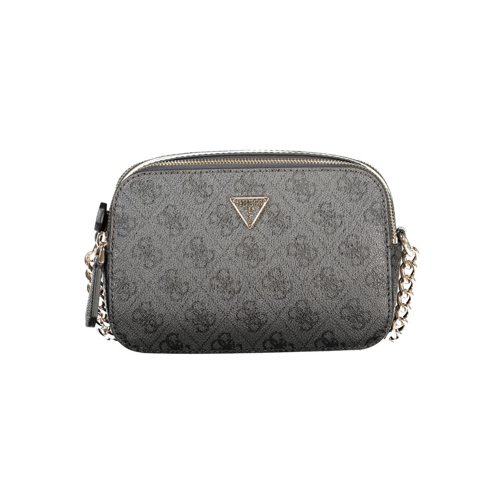 Black Polyurethane Women's Bag