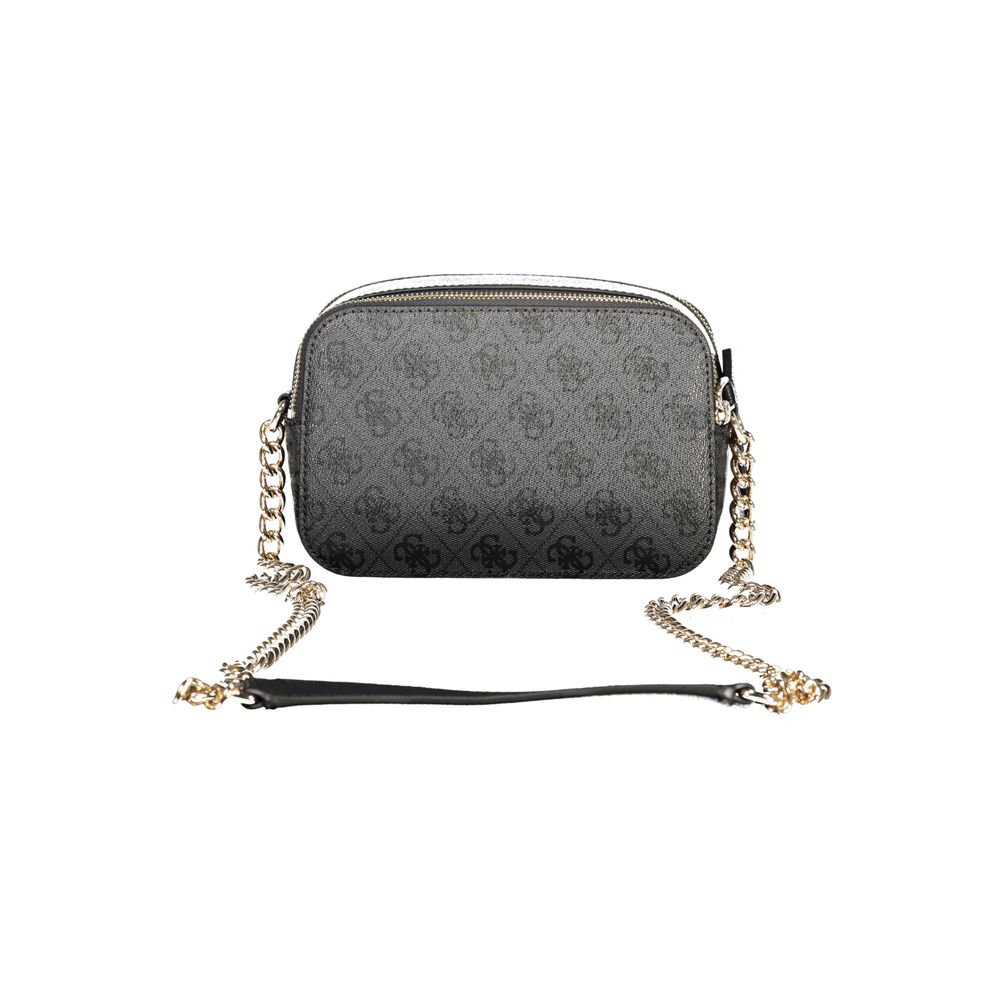 Black Polyurethane Women's Bag