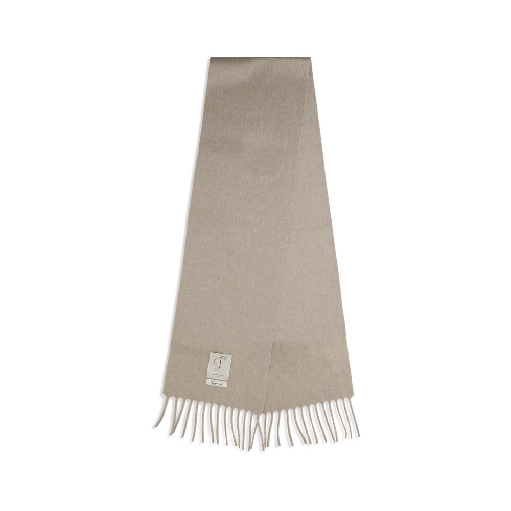 Beige Wool Oves Aries Scarf