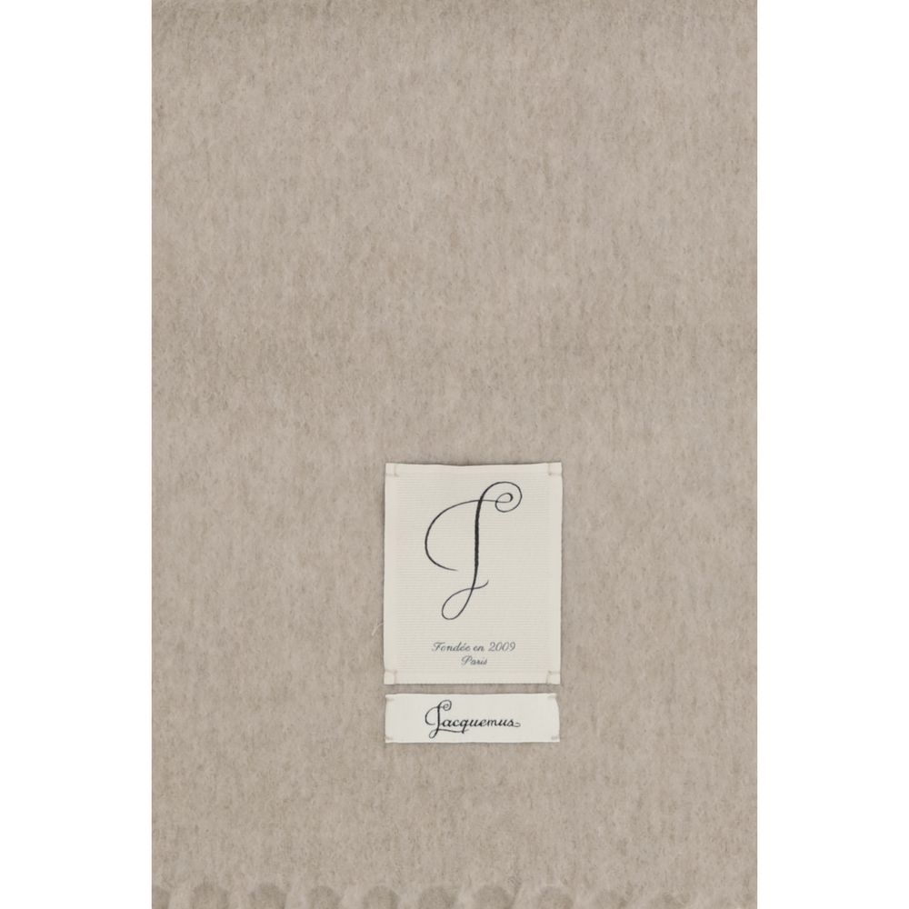Beige Wool Oves Aries Scarf