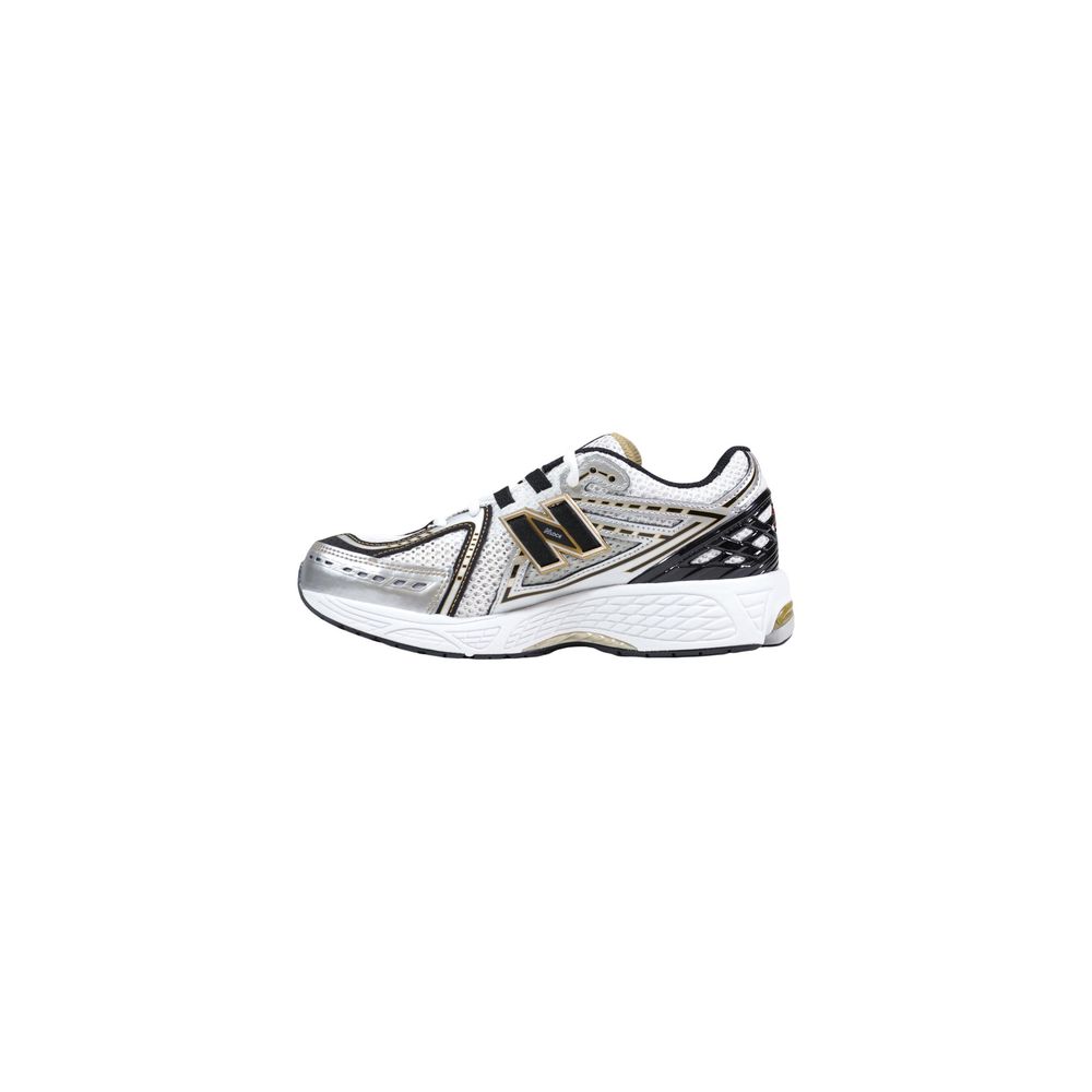 Silver Synthetic Athletic Sneakers