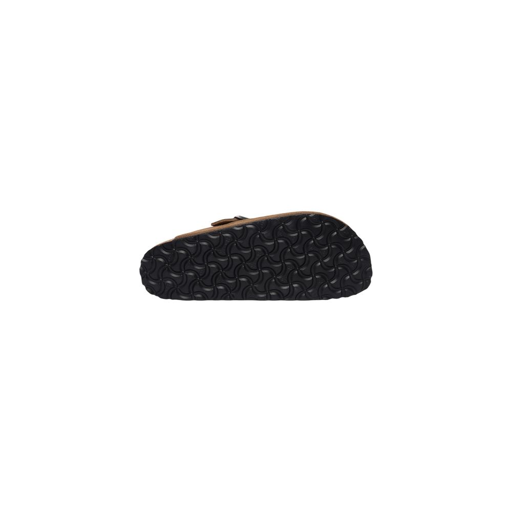 Brown Suede Leather Clogs