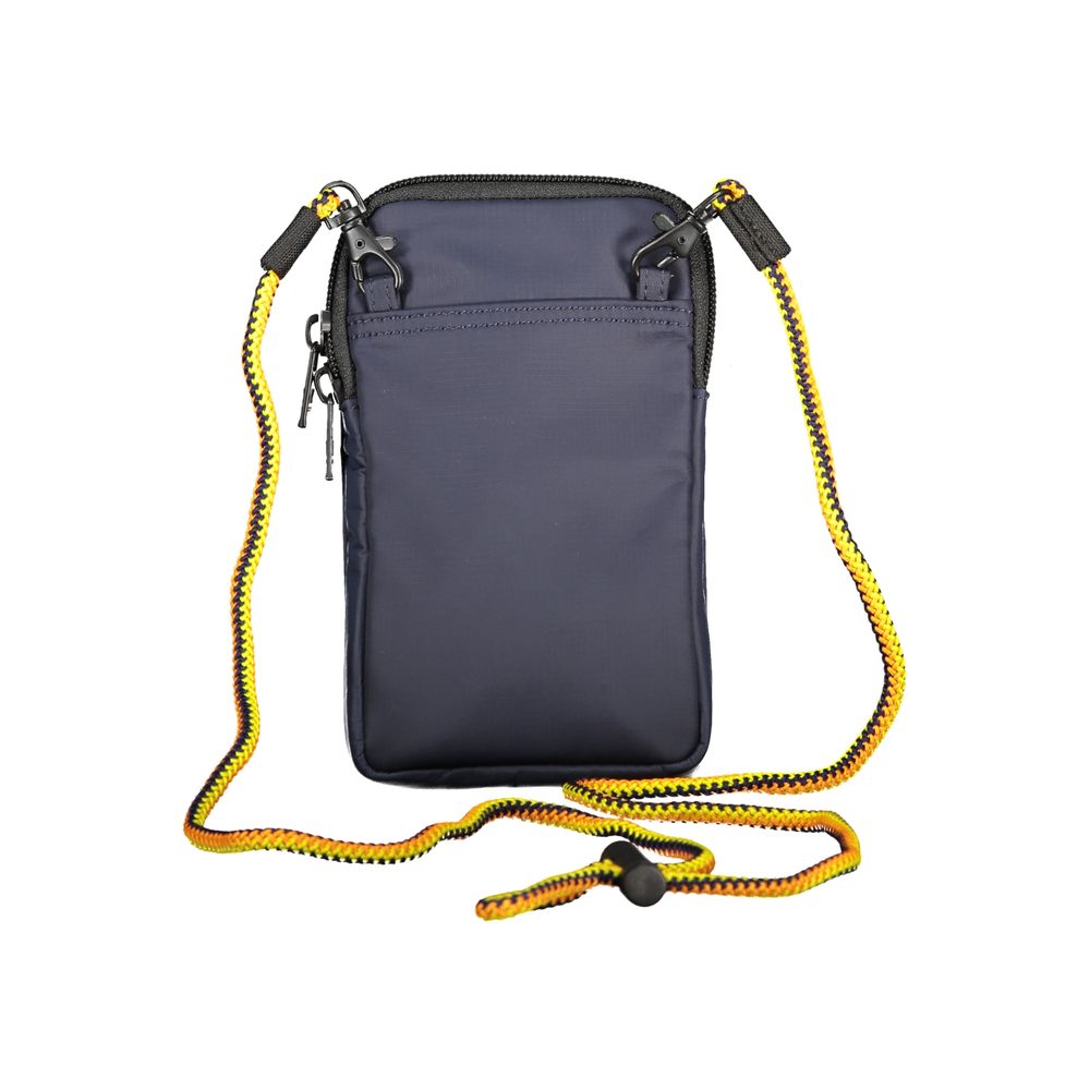 Blu Polyester Men Shoulder Bag