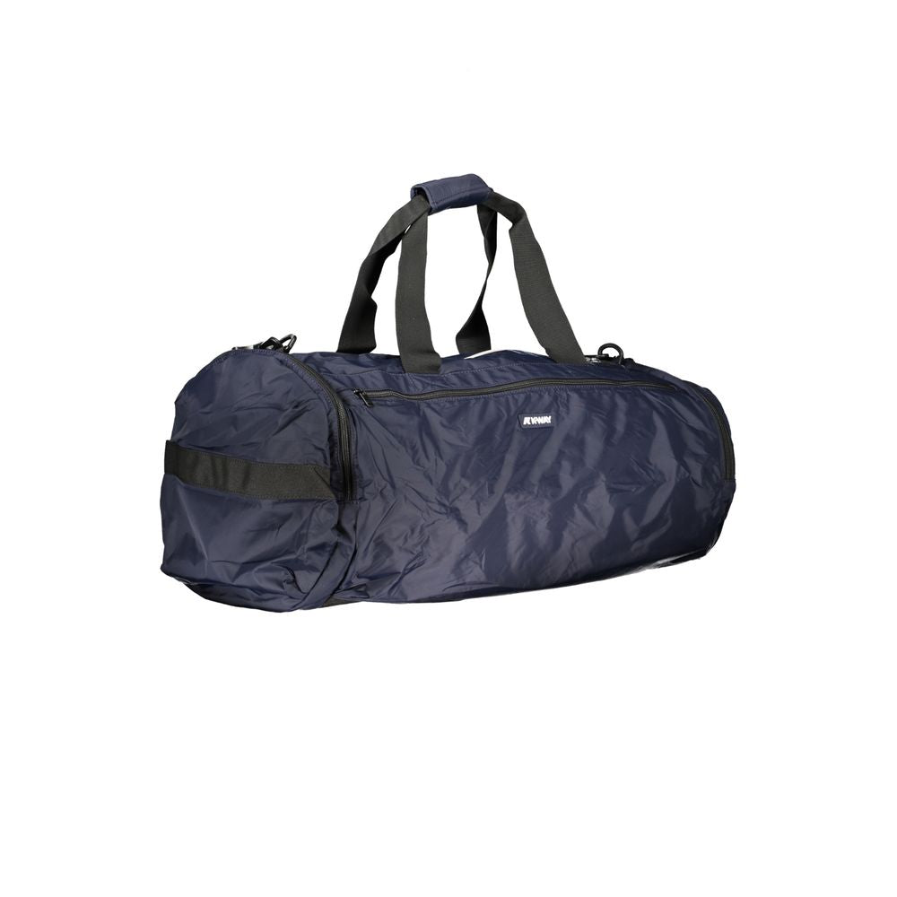 Blue Polyamide Men Travel Bag