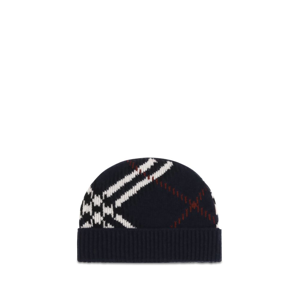 Blue Cashmere Beanie