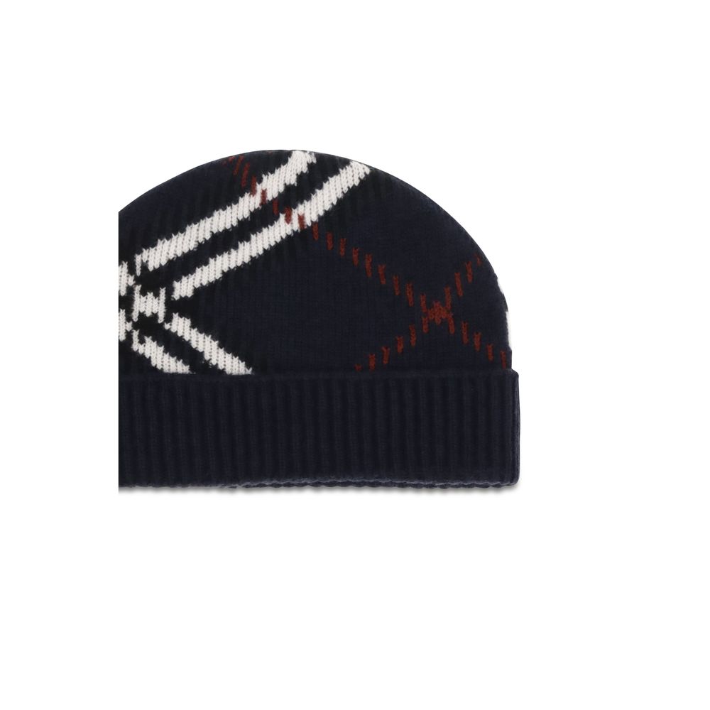Blue Cashmere Beanie
