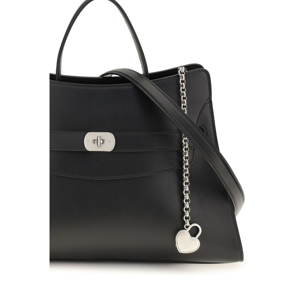 Black Calf Leather Bos Taurus Shoulder Bag