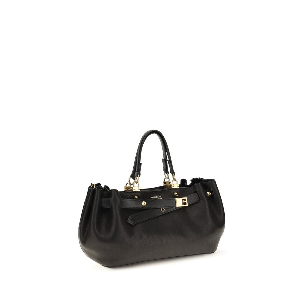Black Calf Leather Bos Taurus Shoulder Bag