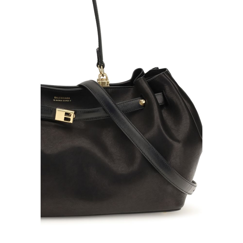 Black Calf Leather Bos Taurus Shoulder Bag