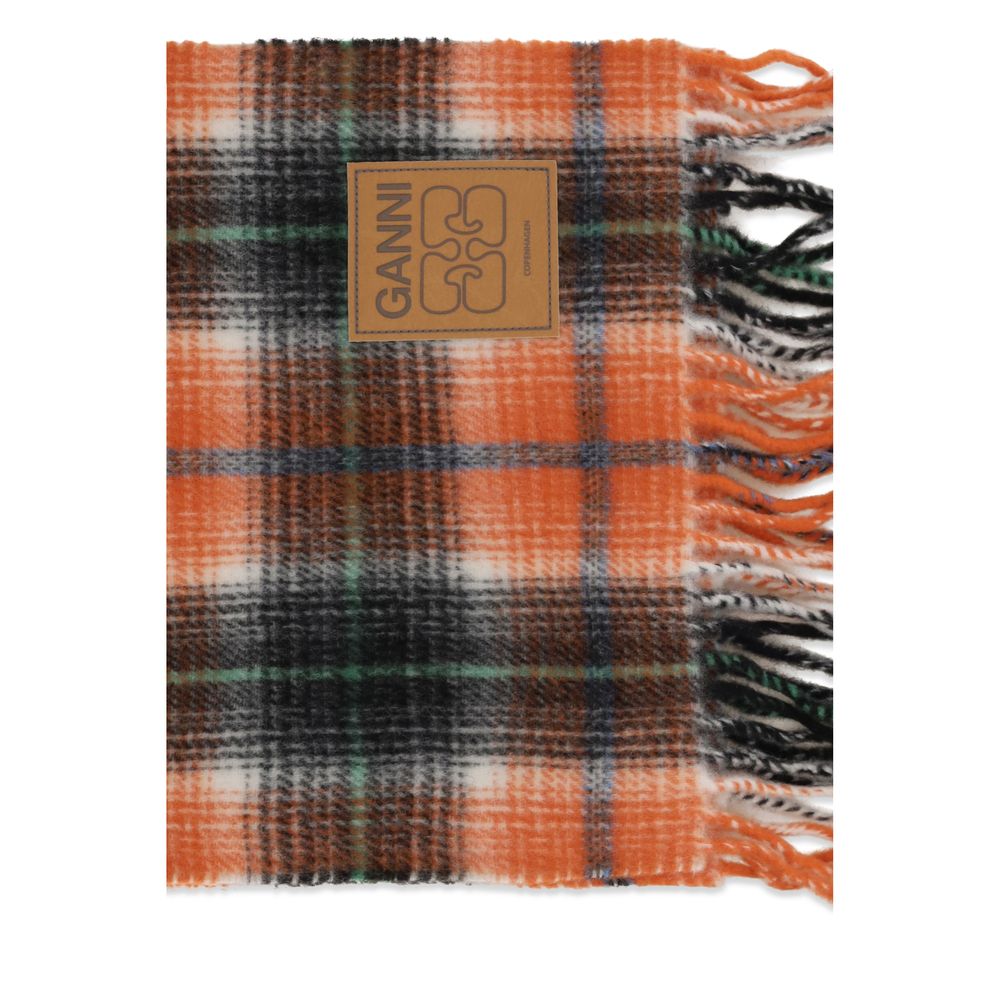 Orange Wool Oves Aries Scarf