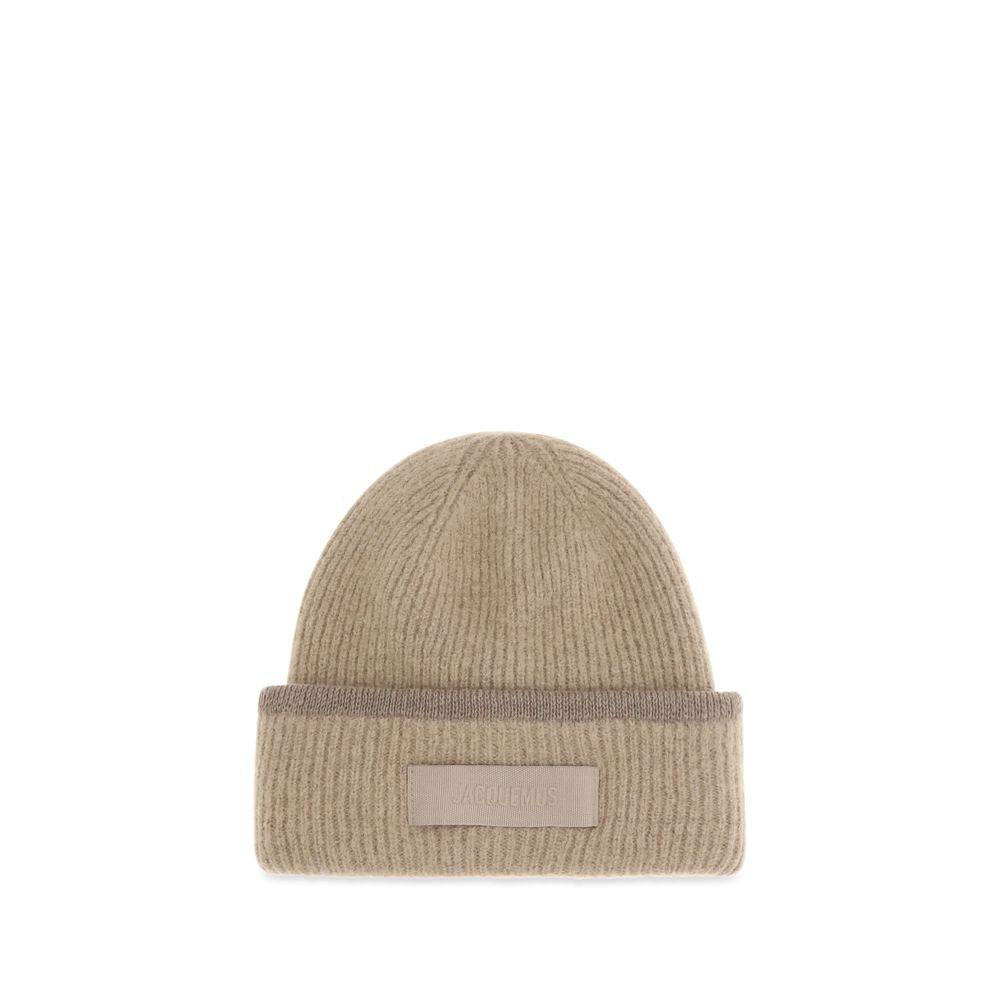 Beige Alpaca Vicugna Pacos Beanie