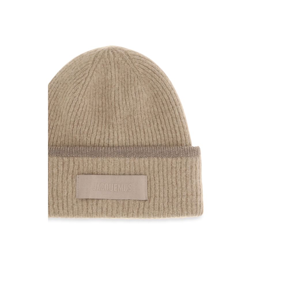 Beige Alpaca Vicugna Pacos Beanie