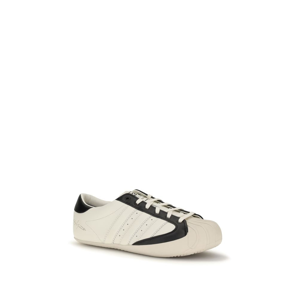 White Calf Leather Bos Taurus Low Top Sneakers