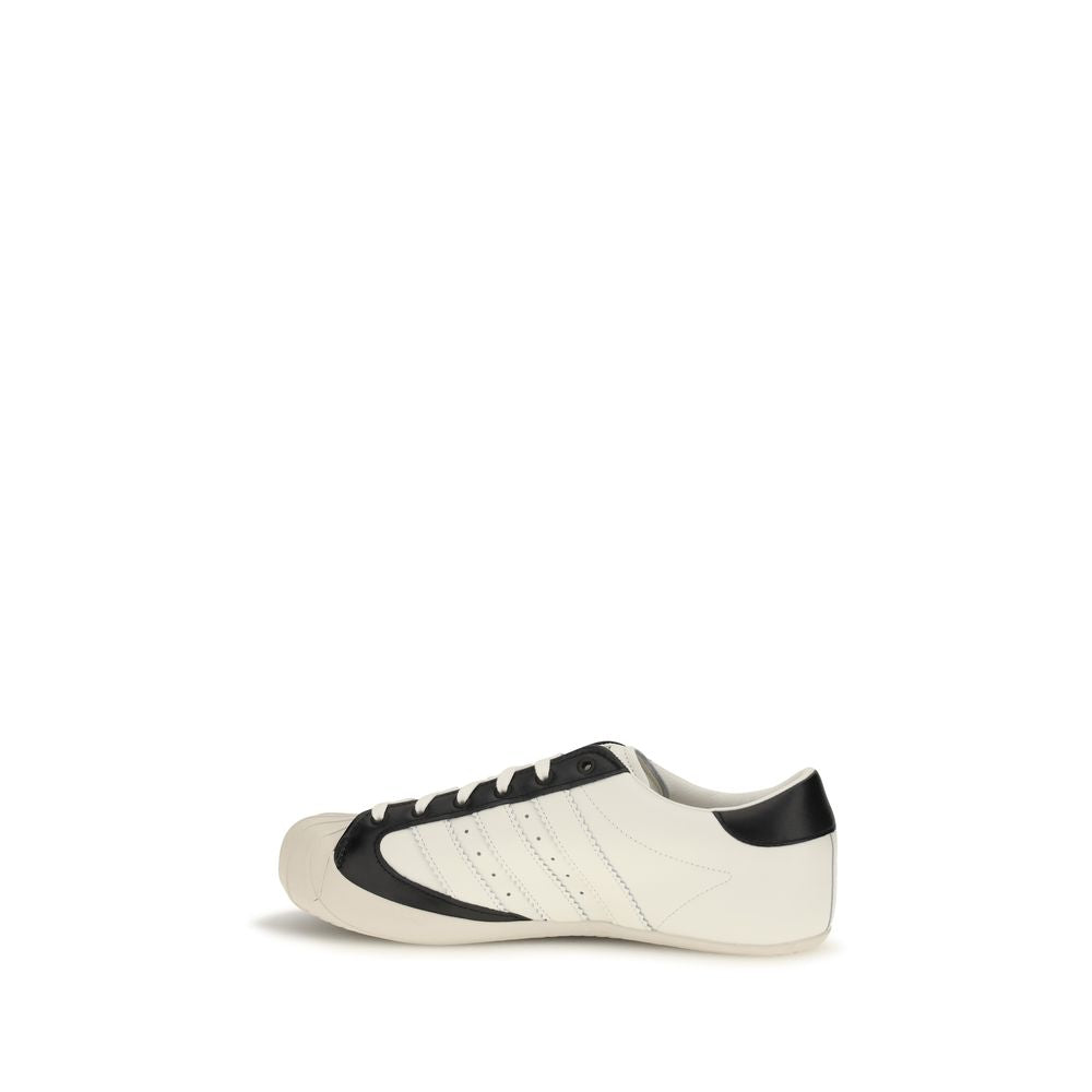 White Calf Leather Bos Taurus Low Top Sneakers