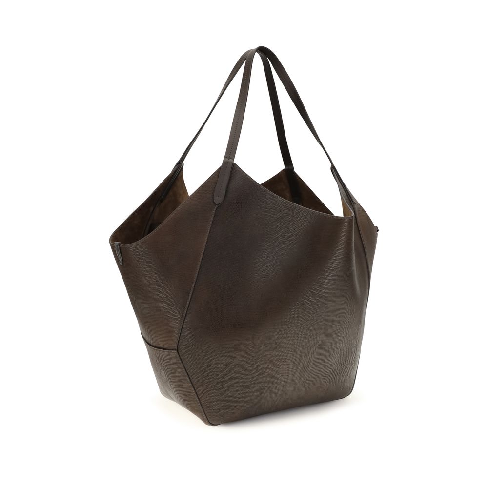 Brown Calf Leather Bos Taurus Handbag