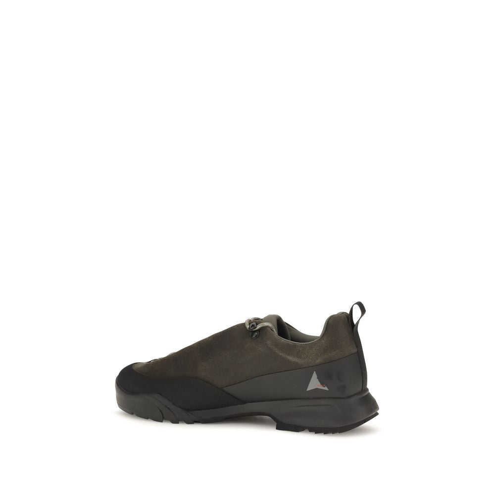 Brown Calf Leather Bos Taurus Athletic Sneakers