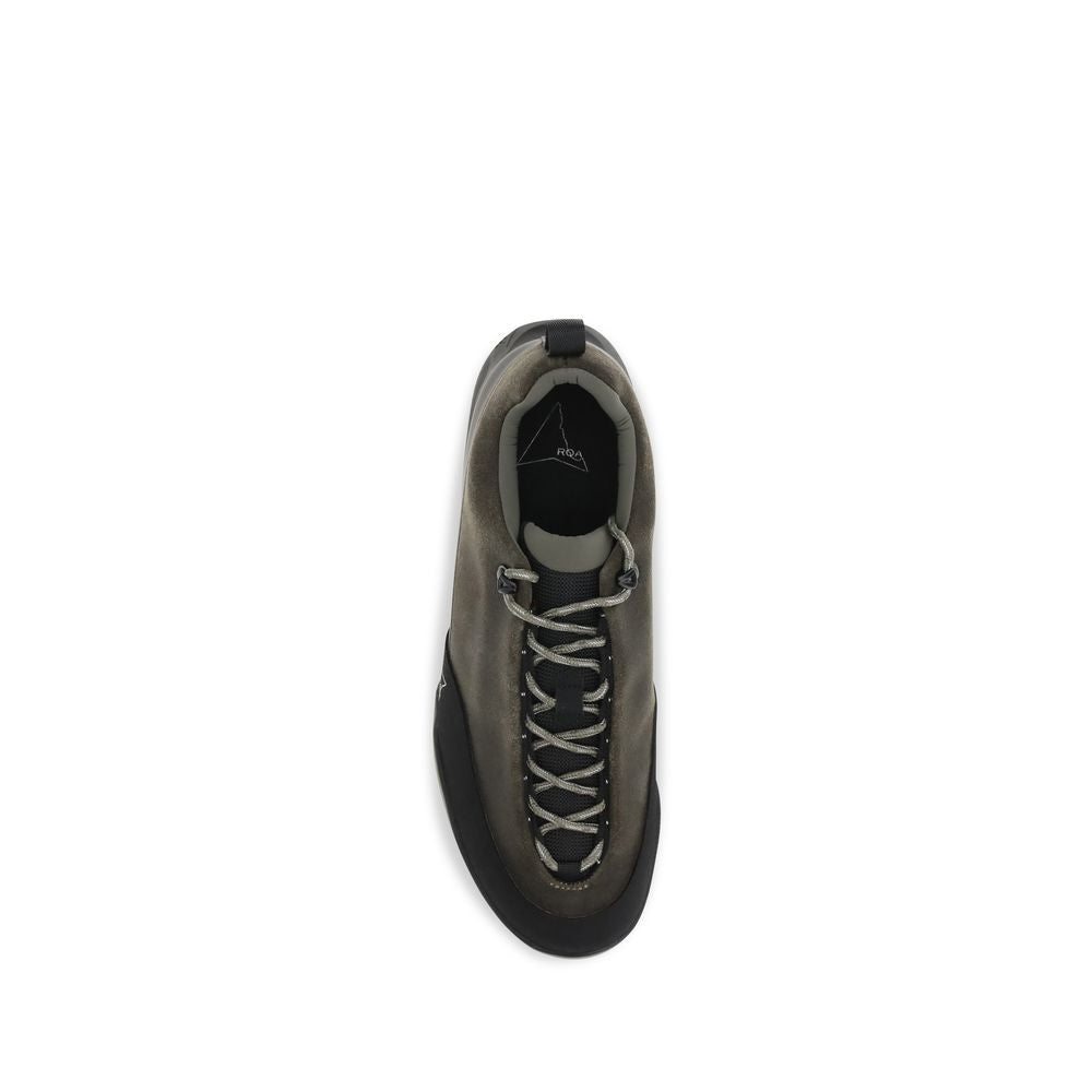 Brown Calf Leather Bos Taurus Athletic Sneakers