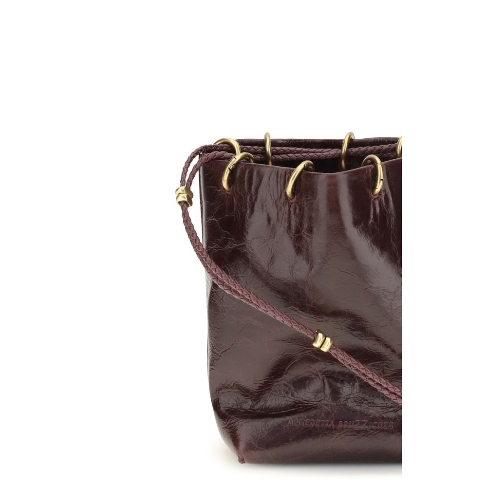 Brown Calf Leather Bos Taurus Backet Bag