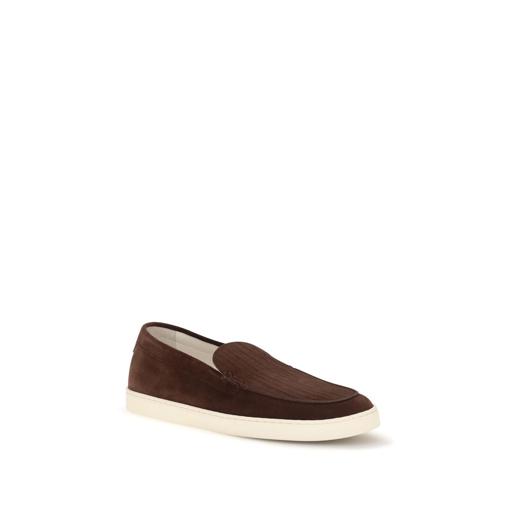 Bordeaux Calf Leather Bos Taurus Slip-On Loafers