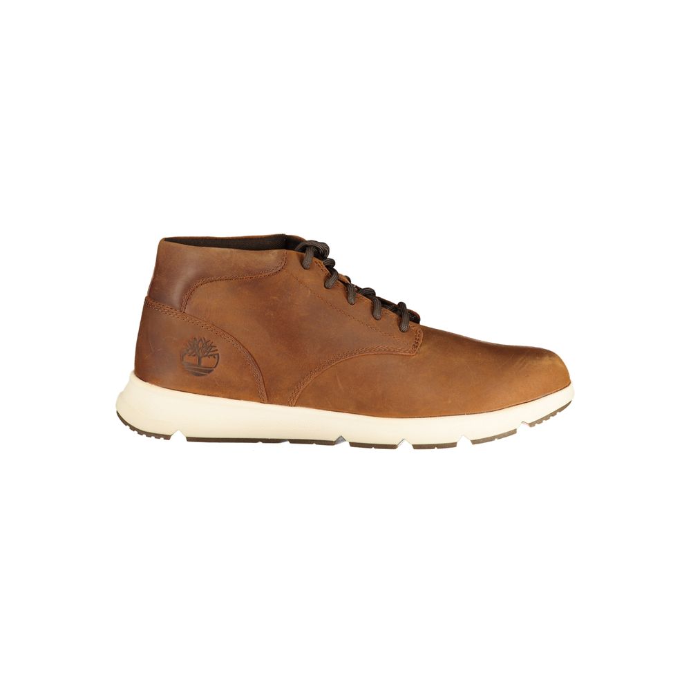 Brown Polyurethane Men's Sneaker