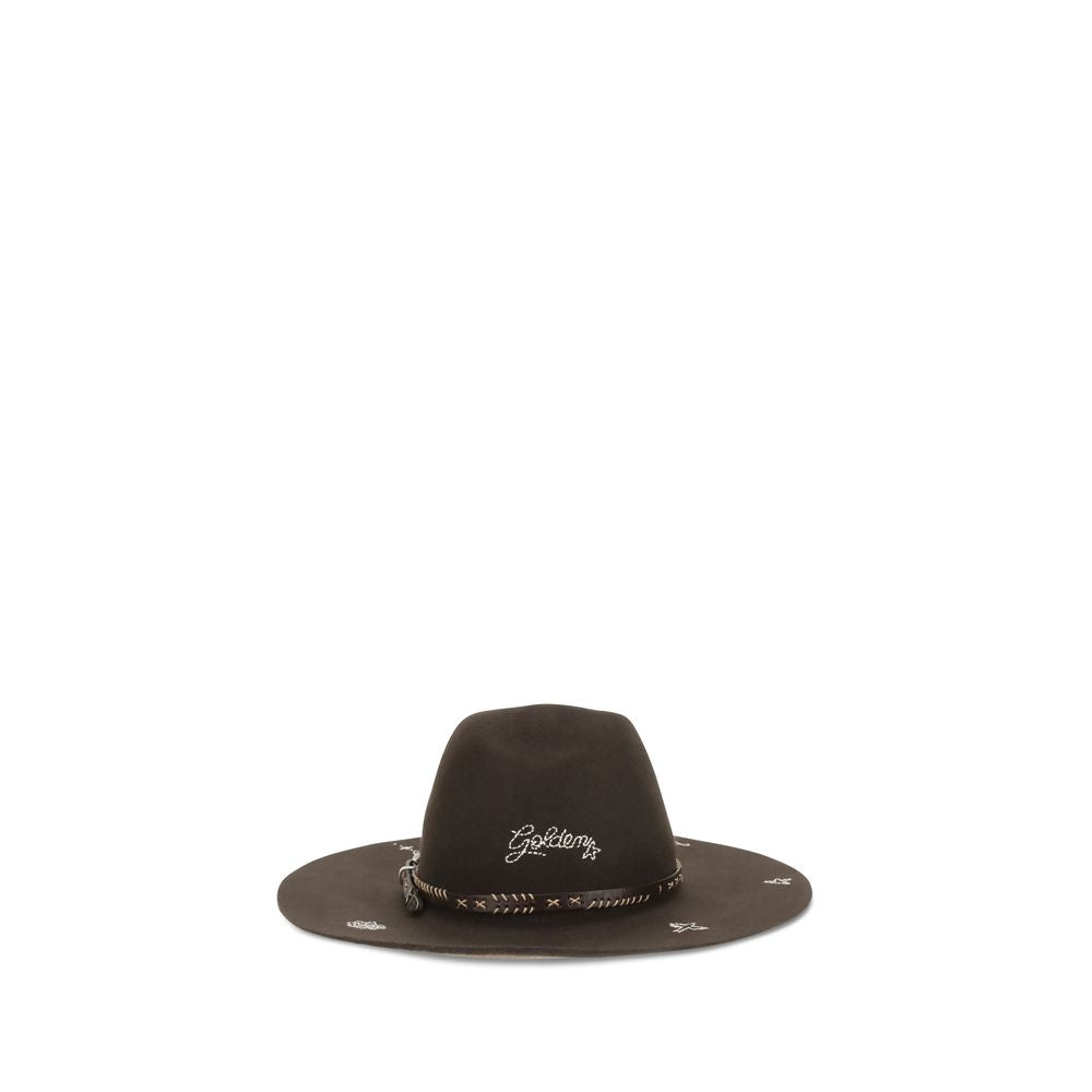 Brown Wool Oves Aries Fedora