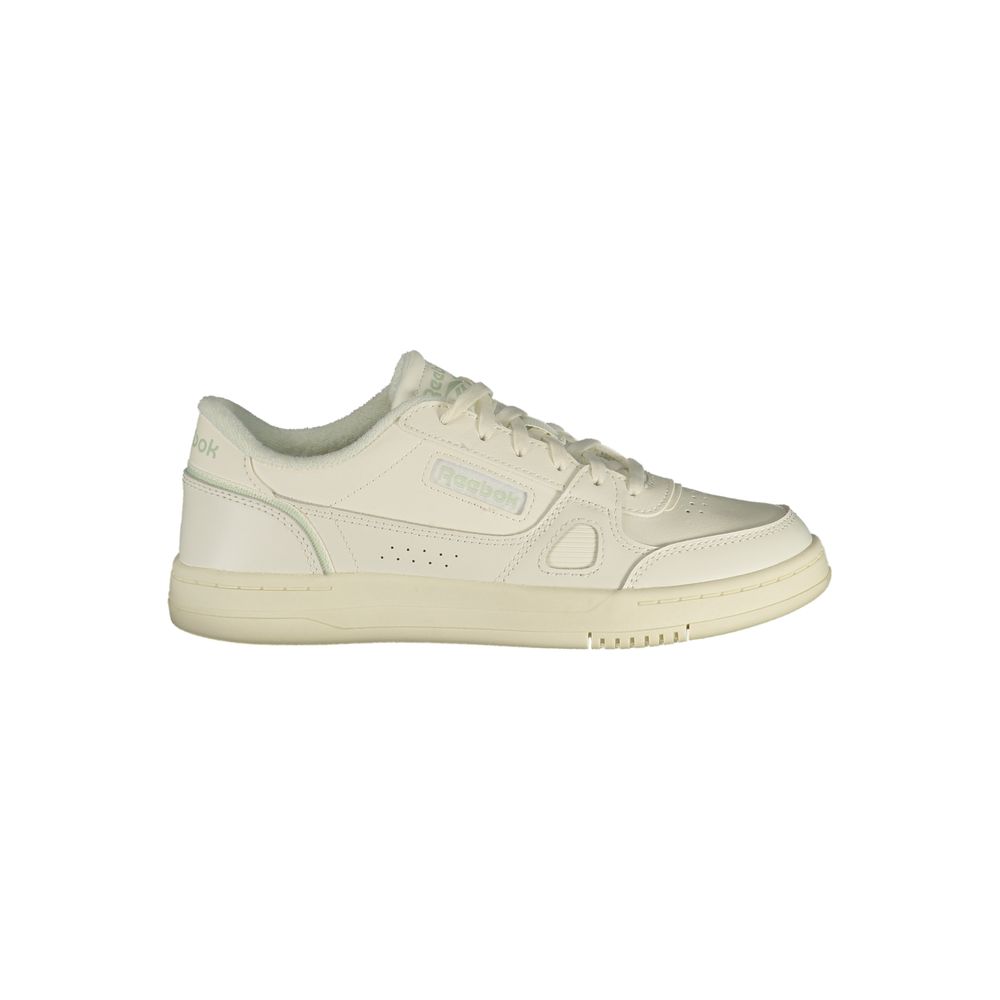 White Polyurethane Women's Sneaker