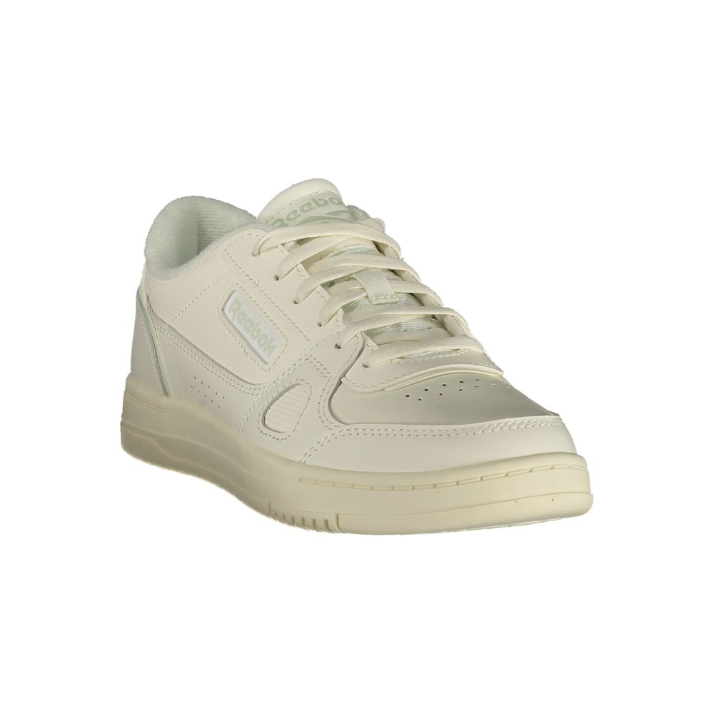 White Polyurethane Women's Sneaker