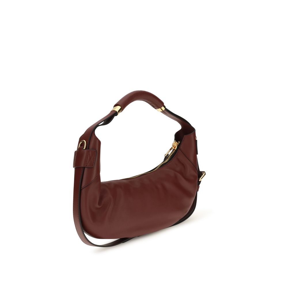 Bordeaux Calf Leather Bos Taurus Shoulder Bag