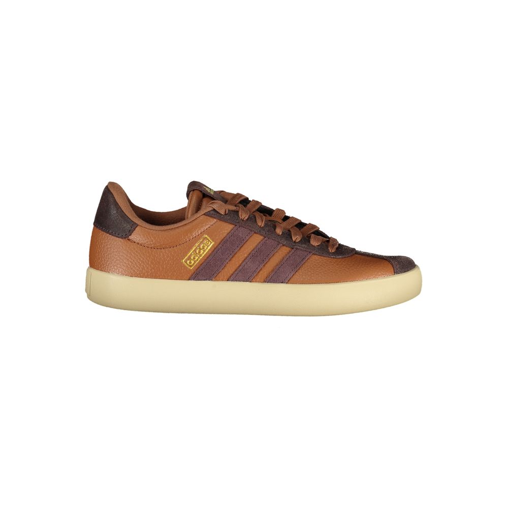 Brown Polyurethane Mens Sneaker