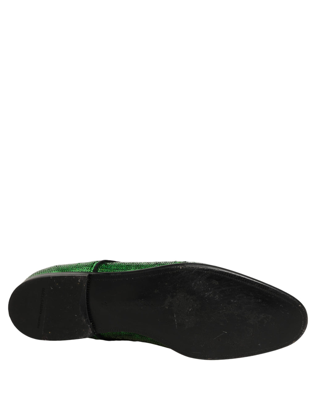 Dress Green Sequined Lace Up Men Derby Shoes