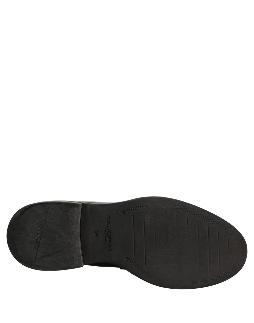 Black Brushed Calf Leather Loafers Shoes