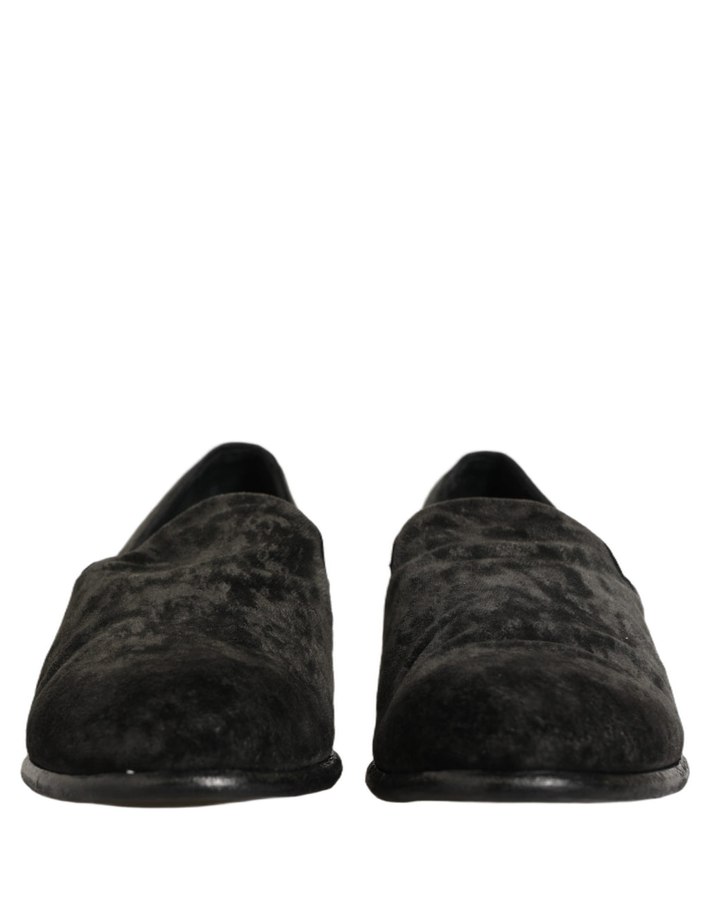 Black Suede Slip On Men Slippers Loafers Shoes