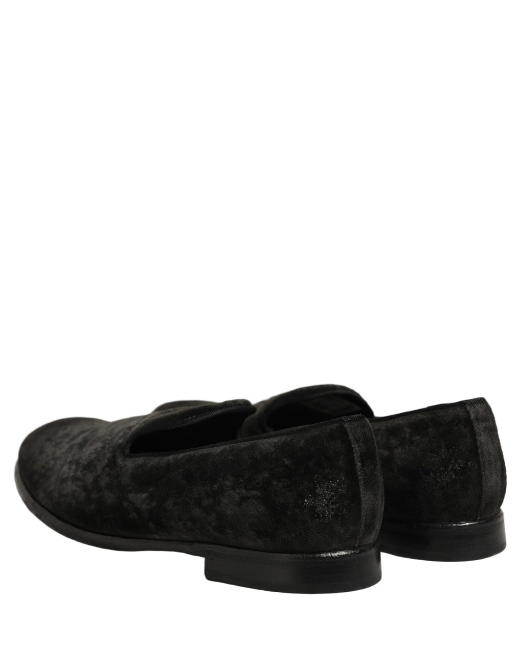 Black Suede Slip On Men Slippers Loafers Shoes