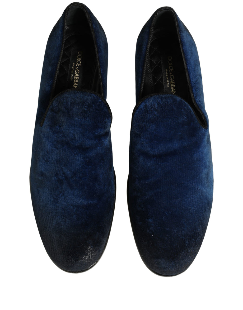 Blue Suede Slip On Men Slippers Loafers Shoes