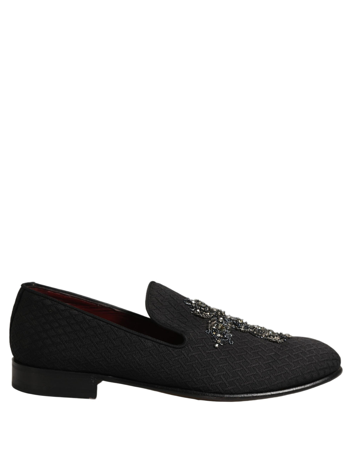 Black Suede Cross Slip On Men Loafers Shoes