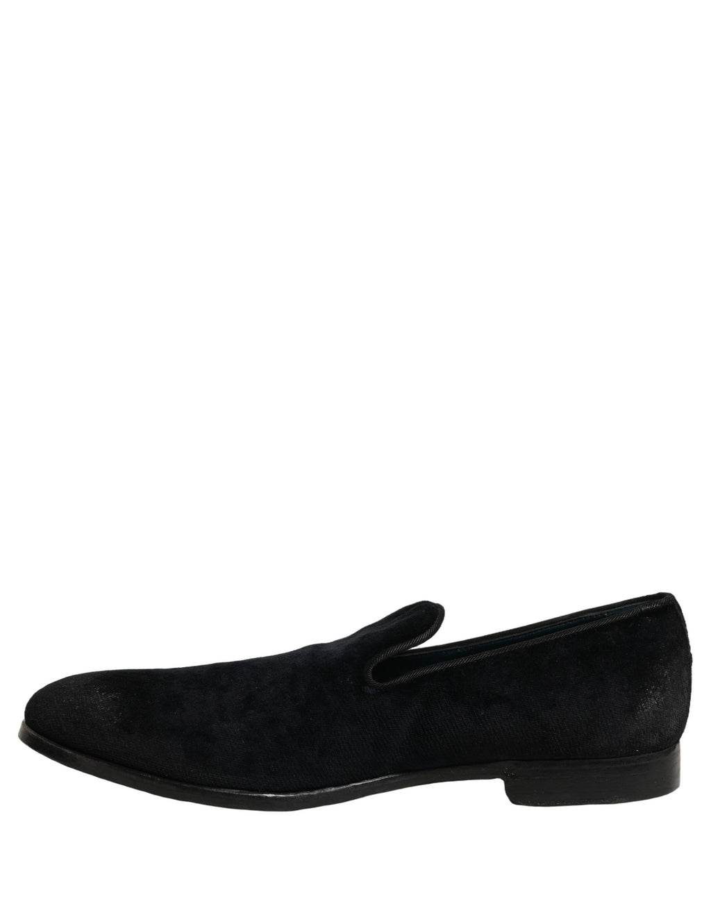 Black Suede Slip On Slippers Loafers Shoes