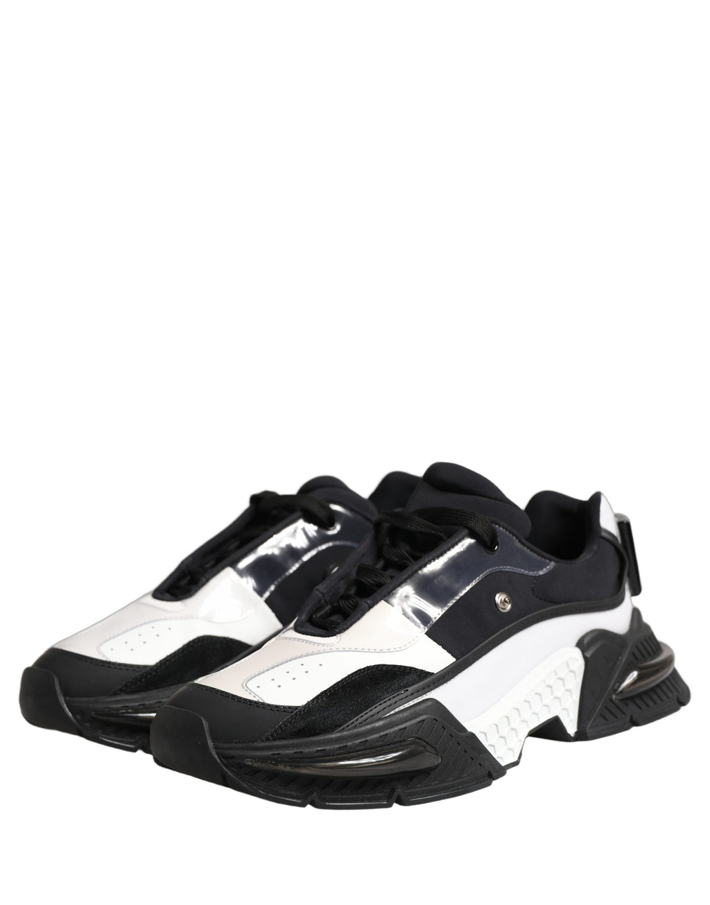 White Black Logo Airmaster Men Sneakers Shoes