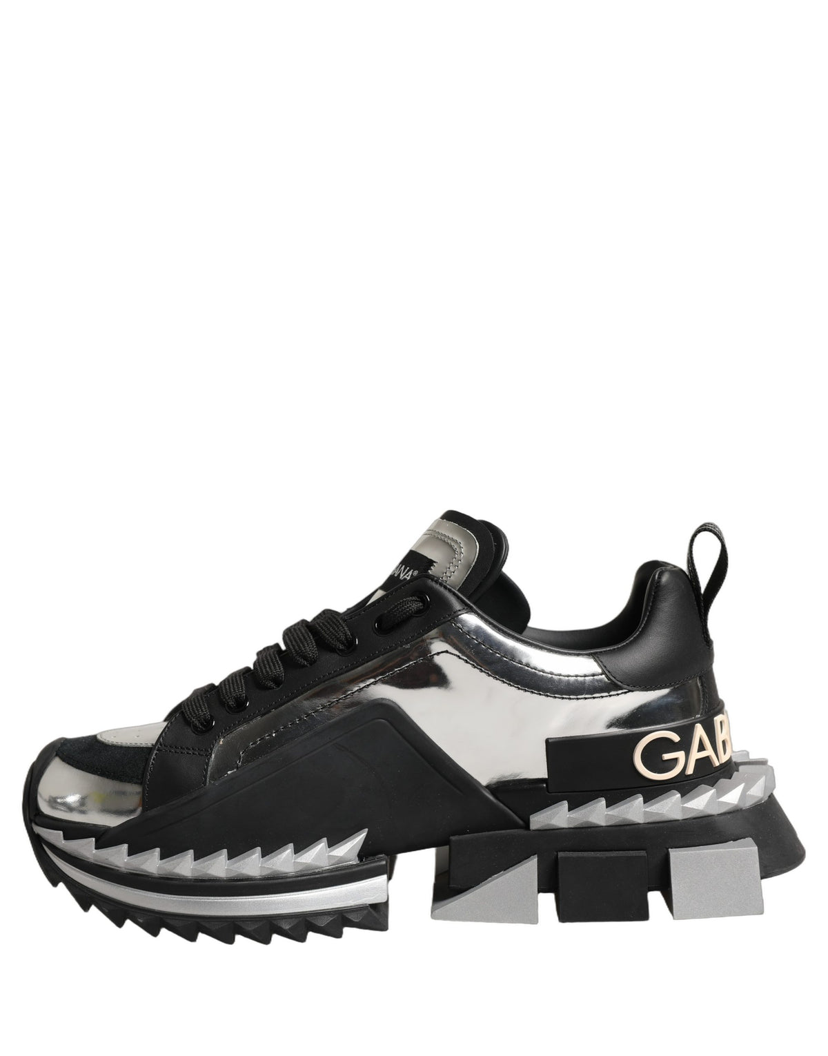 Black Two-Tone Super King Men Sneakers Shoes