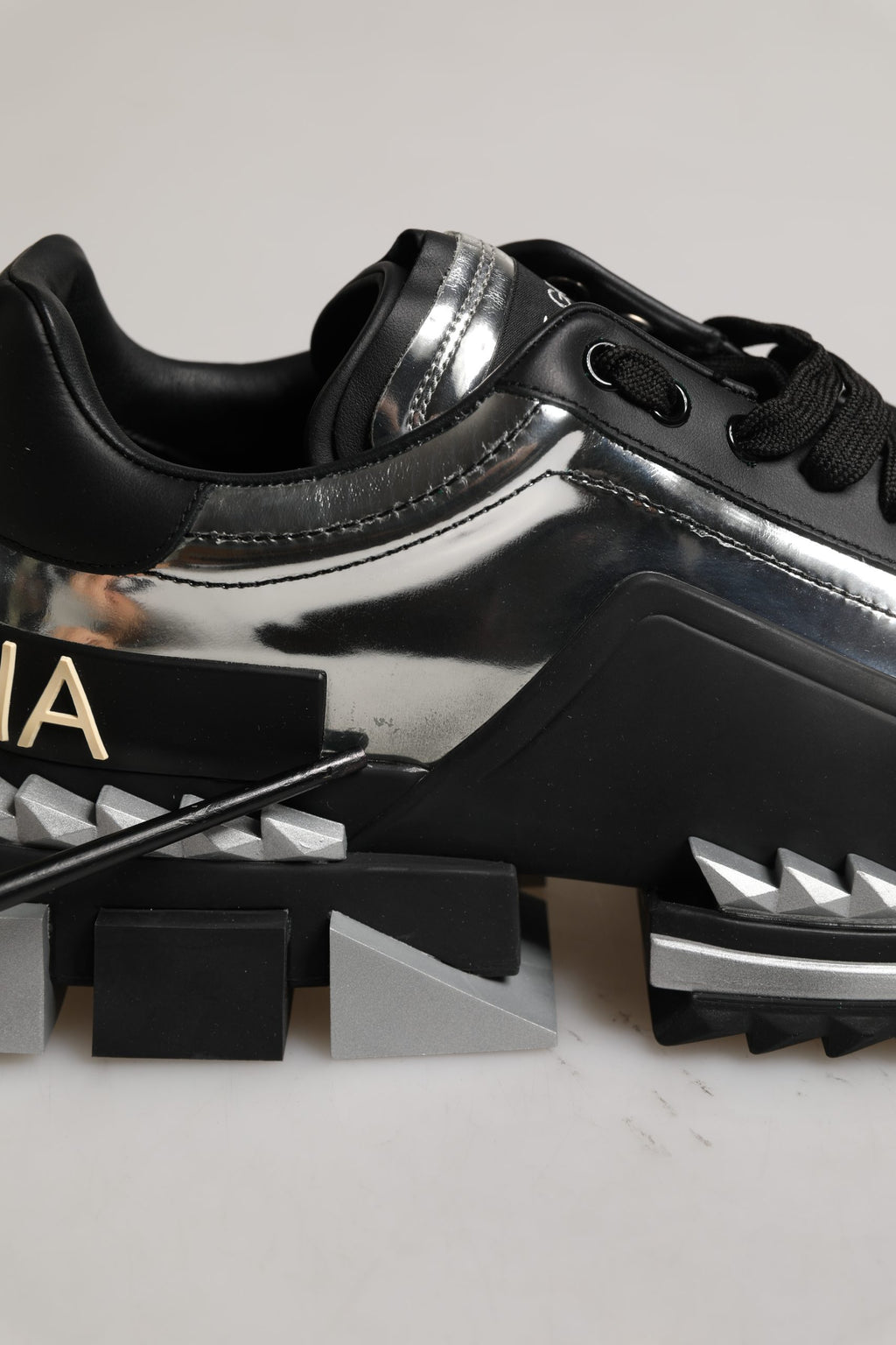 Black Two-Tone Super King Men Sneakers Shoes