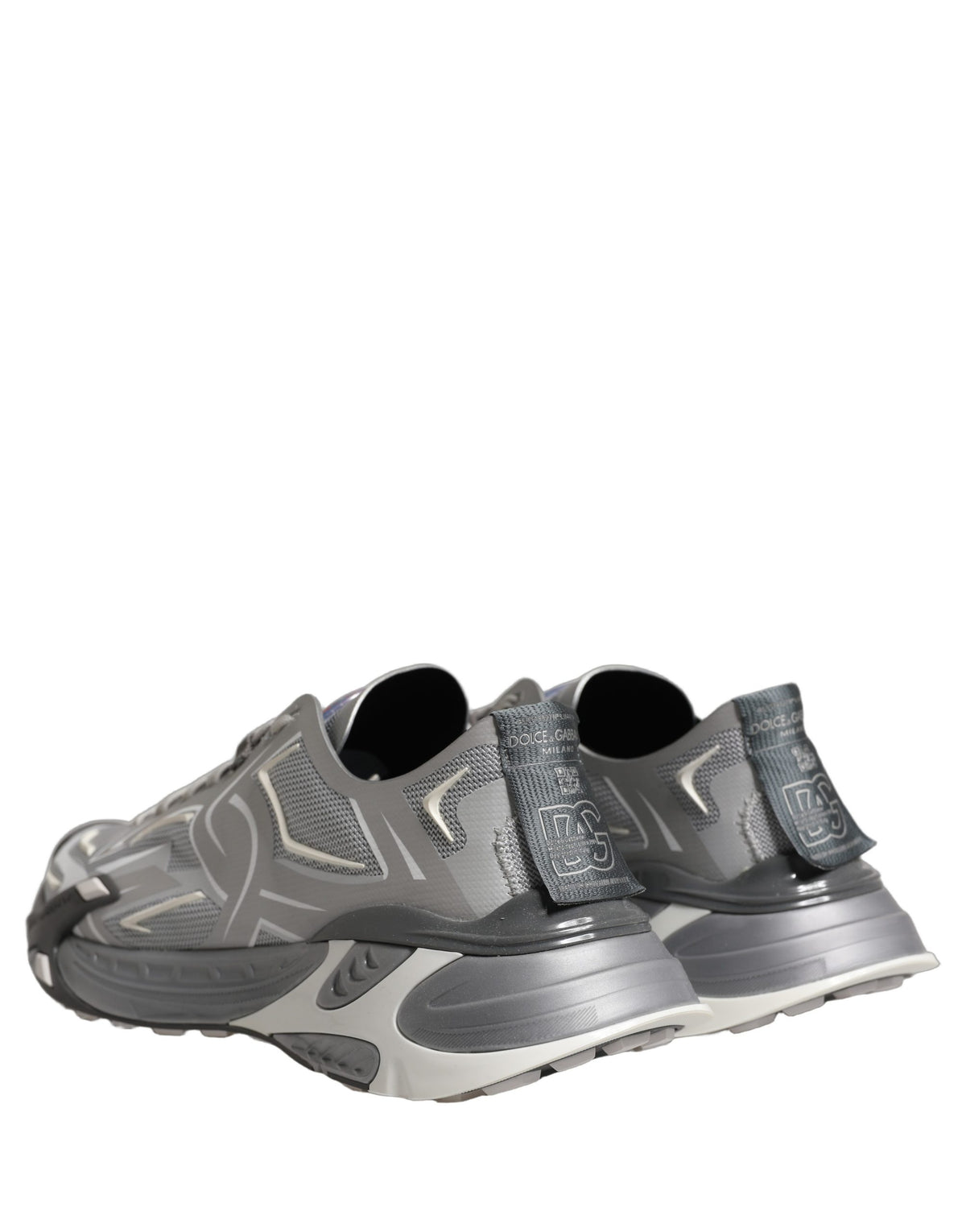 Gray Panelled Low Top Men Sneakers Shoes