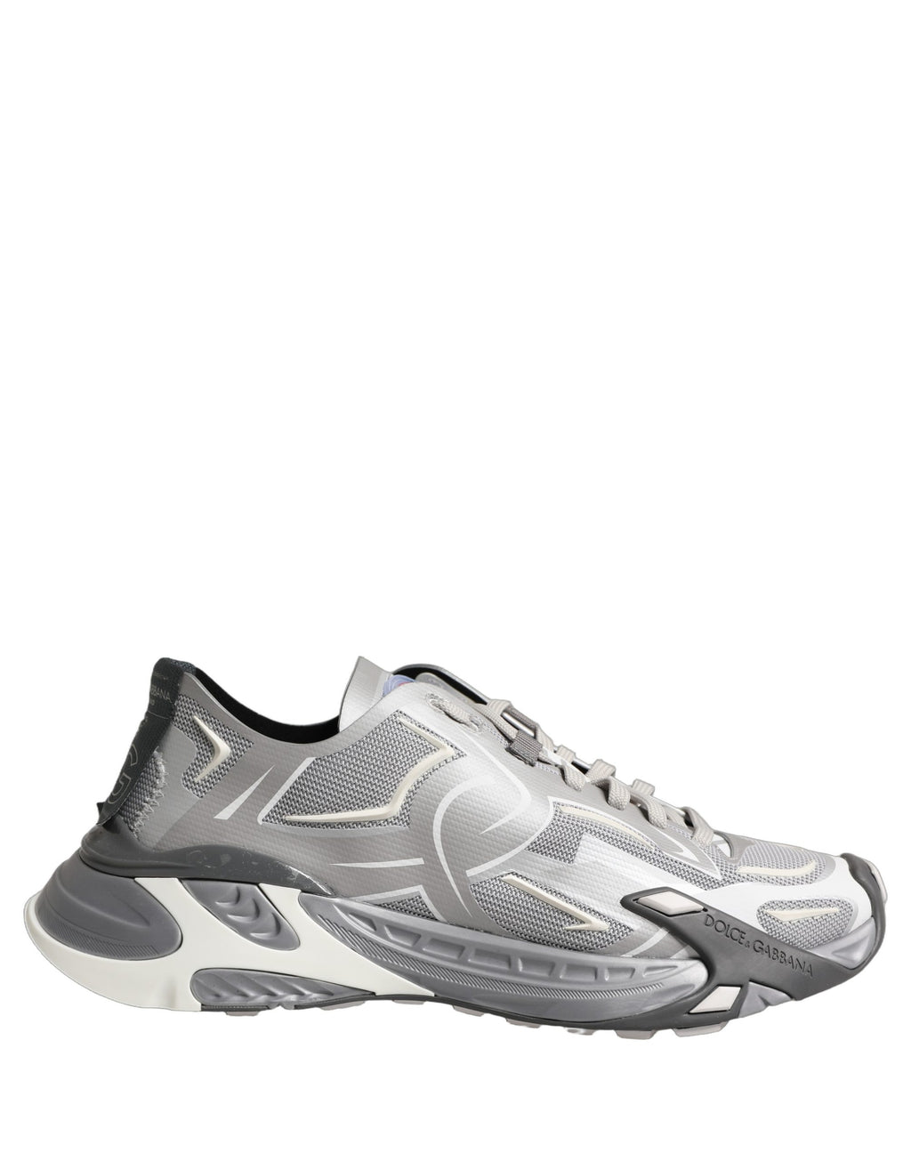 Gray Panelled Low Top Men Sneakers Shoes
