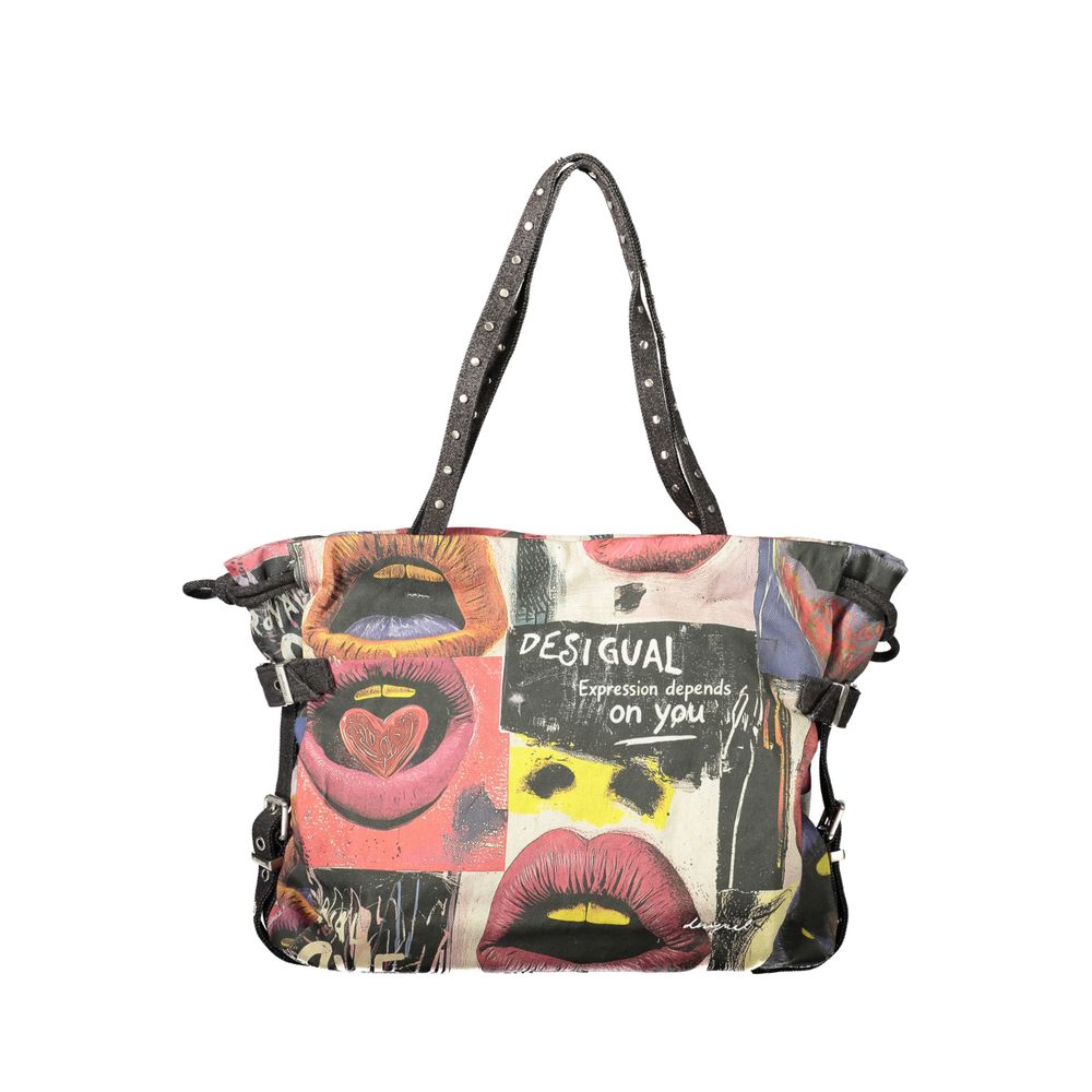 Black Cotton Women's Bag