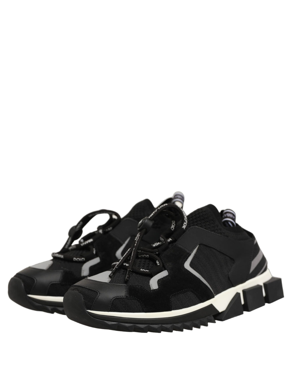 Black Sorrento Trekking Sneakers Men Shoes
