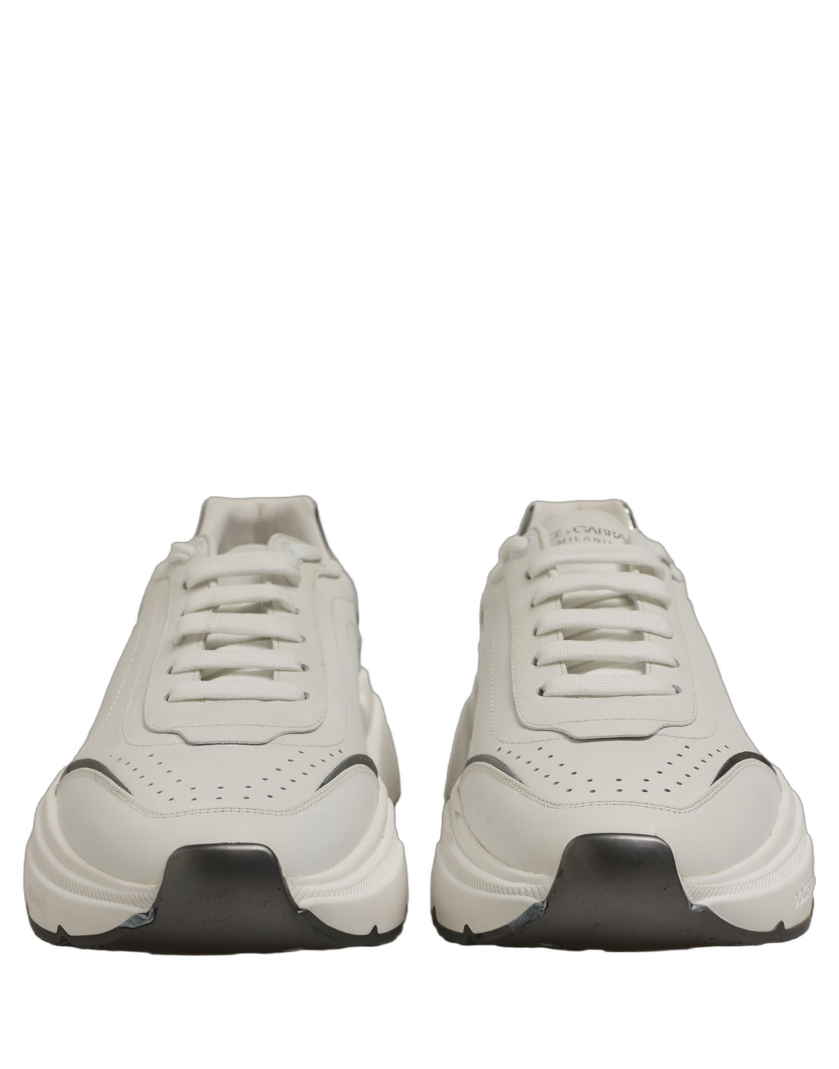 White Silver Daymaster Low Top Sneakers Shoes